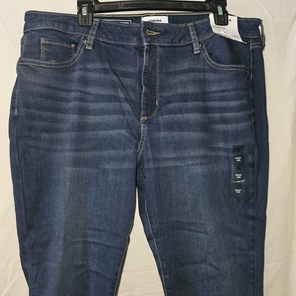 Sonoma Women's Dark Blue Skinny Jeans - Picture 2 of 8